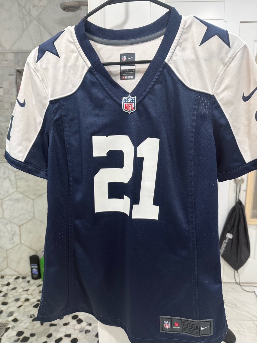 Nike Women’s Dallas Cowboys #21 Navy Football Jersey